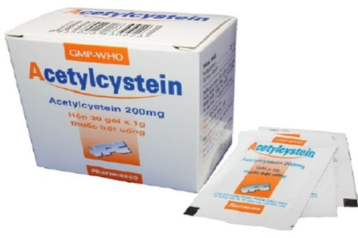Nhóm thuốc Acetylcystein tiêu đờm cho trẻ sơ sinh